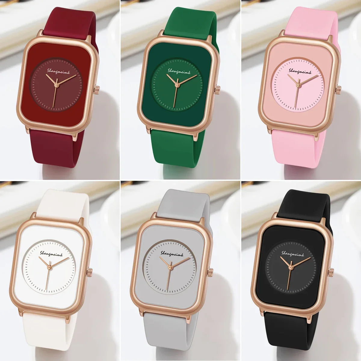 DANA Casual Literal Silicone Quartz Watch