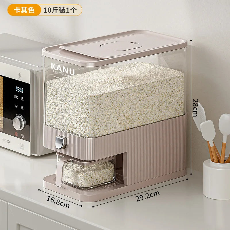 High-end pressing rice bucket insect-proof storage container