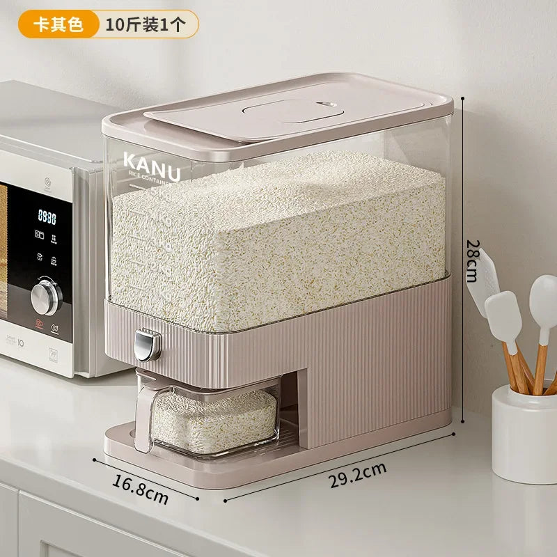 High-end pressing rice bucket insect-proof storage container