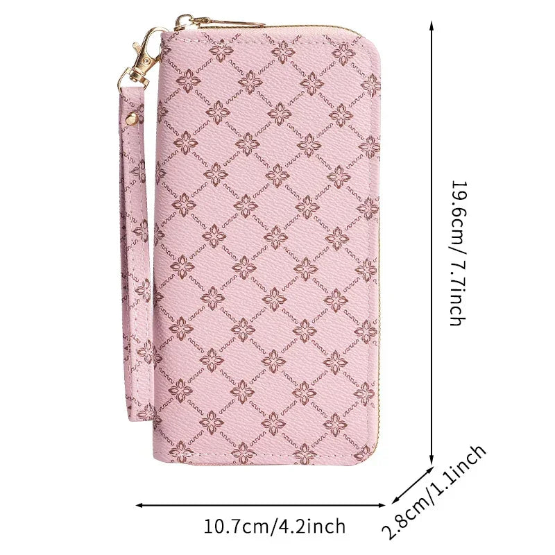 Long large-capacity clutch Wallet