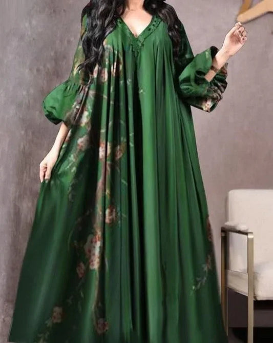 Vintage Loose Middle Eastern Robe Muslim Abayas