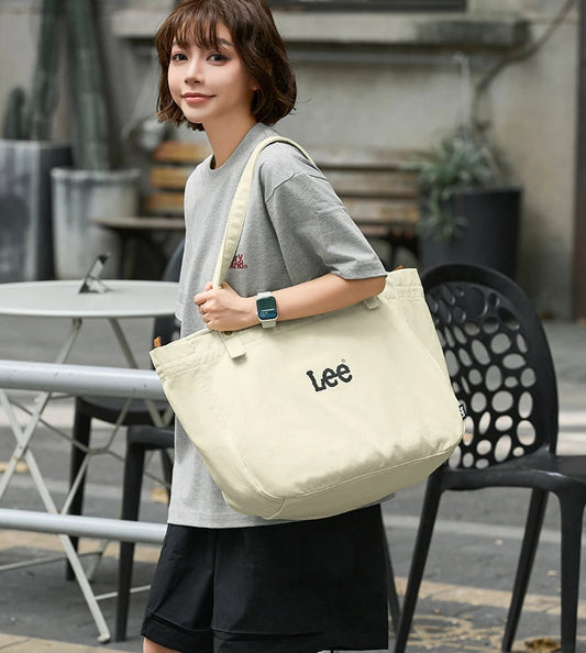 LEE Korean Style Shoulder Oxford Cloth Large Capacity Bags