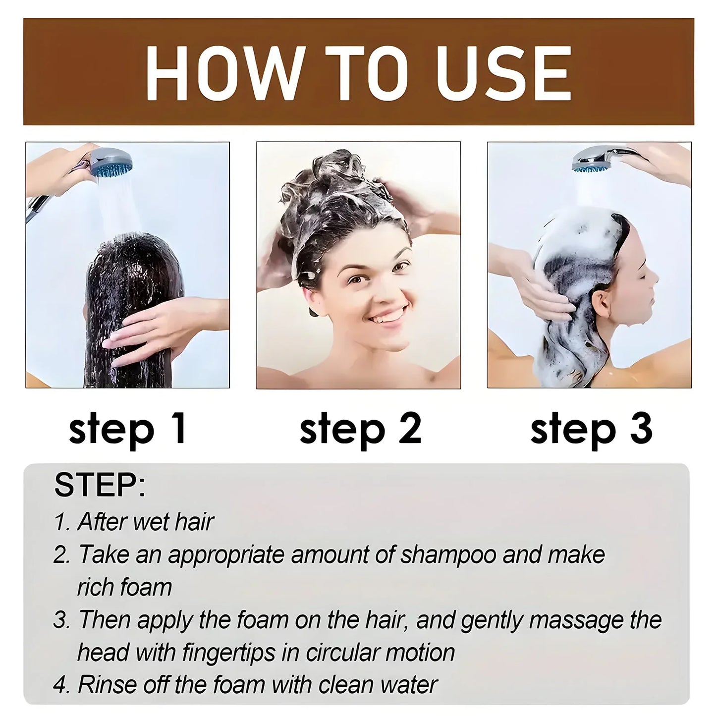 Champú para el crecimiento del cabello y tratamiento anticaída