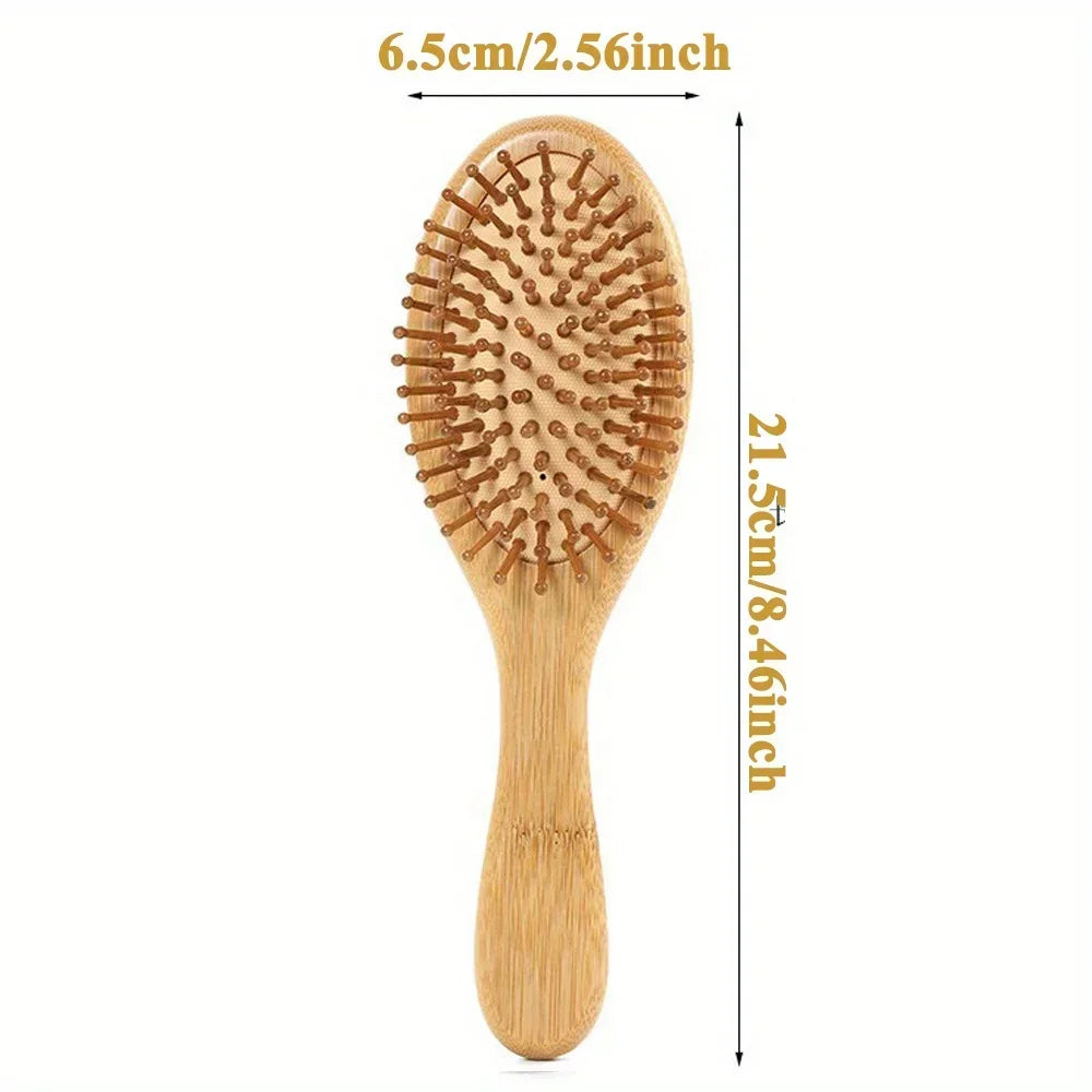Solid Wood Bamboo hair Brush
