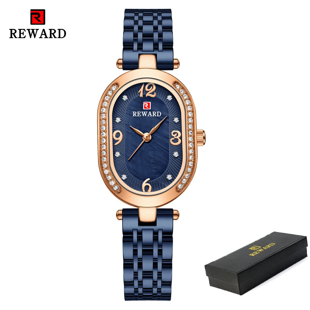 Exquisite Minimalist Luxury Stain Steel Waterproof Quartz Wristwatch