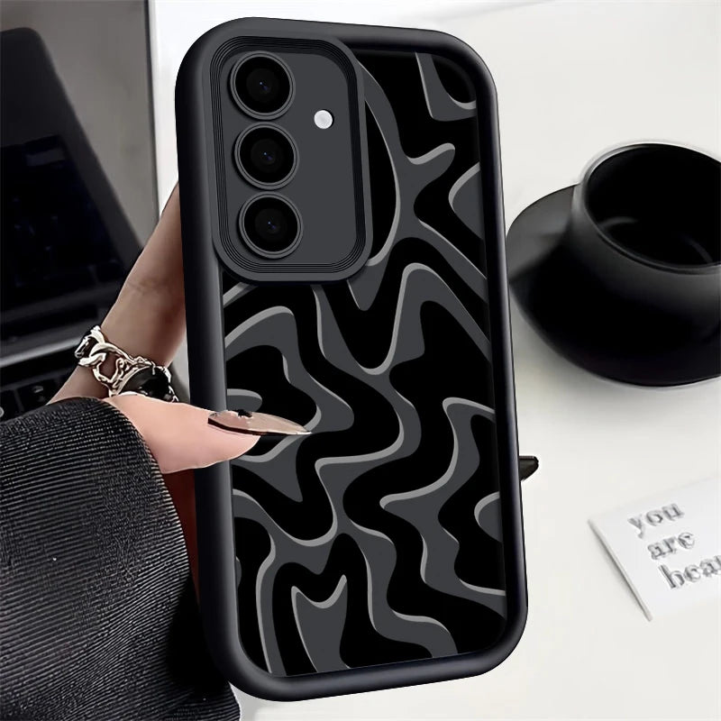Striped Pattern Phone Case For Samsung Galaxy