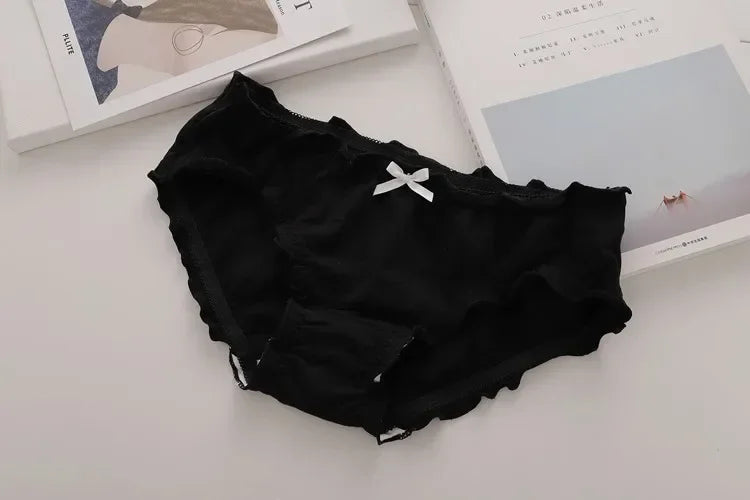 Pure Cotton Briefs Mid Waist Lingerie