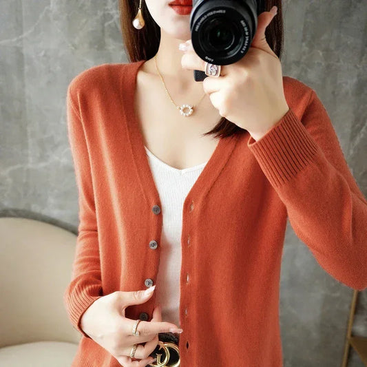V-Neck Wind Loose Sweater