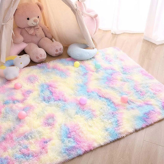 Kids Girl Rainbow Colors Carpets