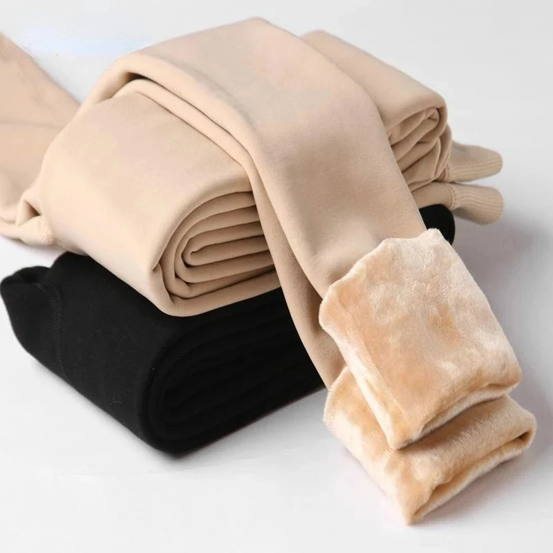 Warm Thicken Velvet Elastic High Waist Leggings Tights Skinny Sexy Socks Leggings