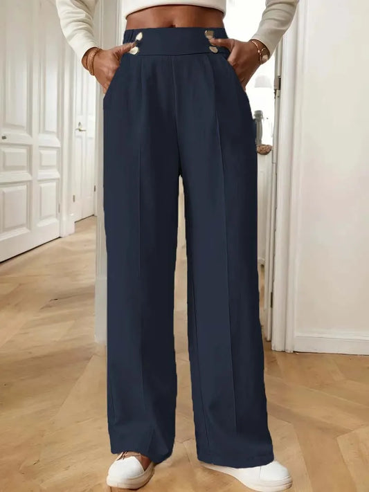High Waist Wide Leg Pants