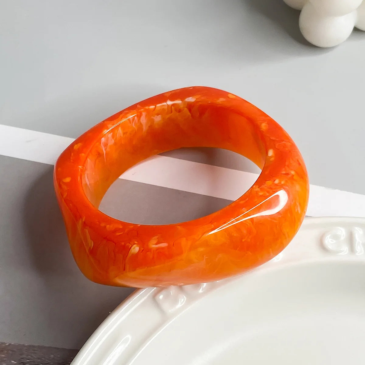 Brazalete ancho DANA Punk marrón café