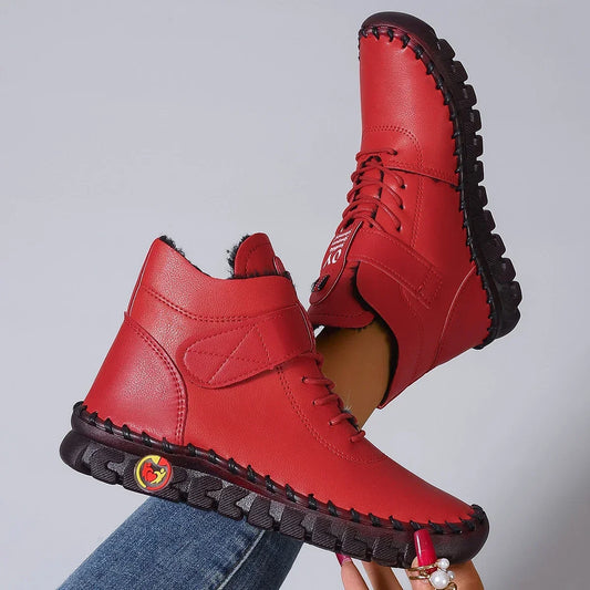 Flat Ankle Luxury Casual Thickened Warm Boots