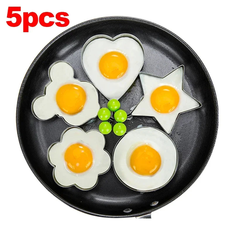 Stainless Steel Fried Egg Mold Heart Pancake Maker