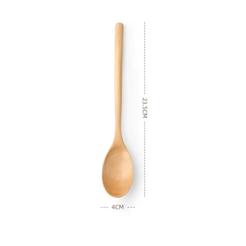 2pcs Wooden Spoon Kitchen Cooking Tools