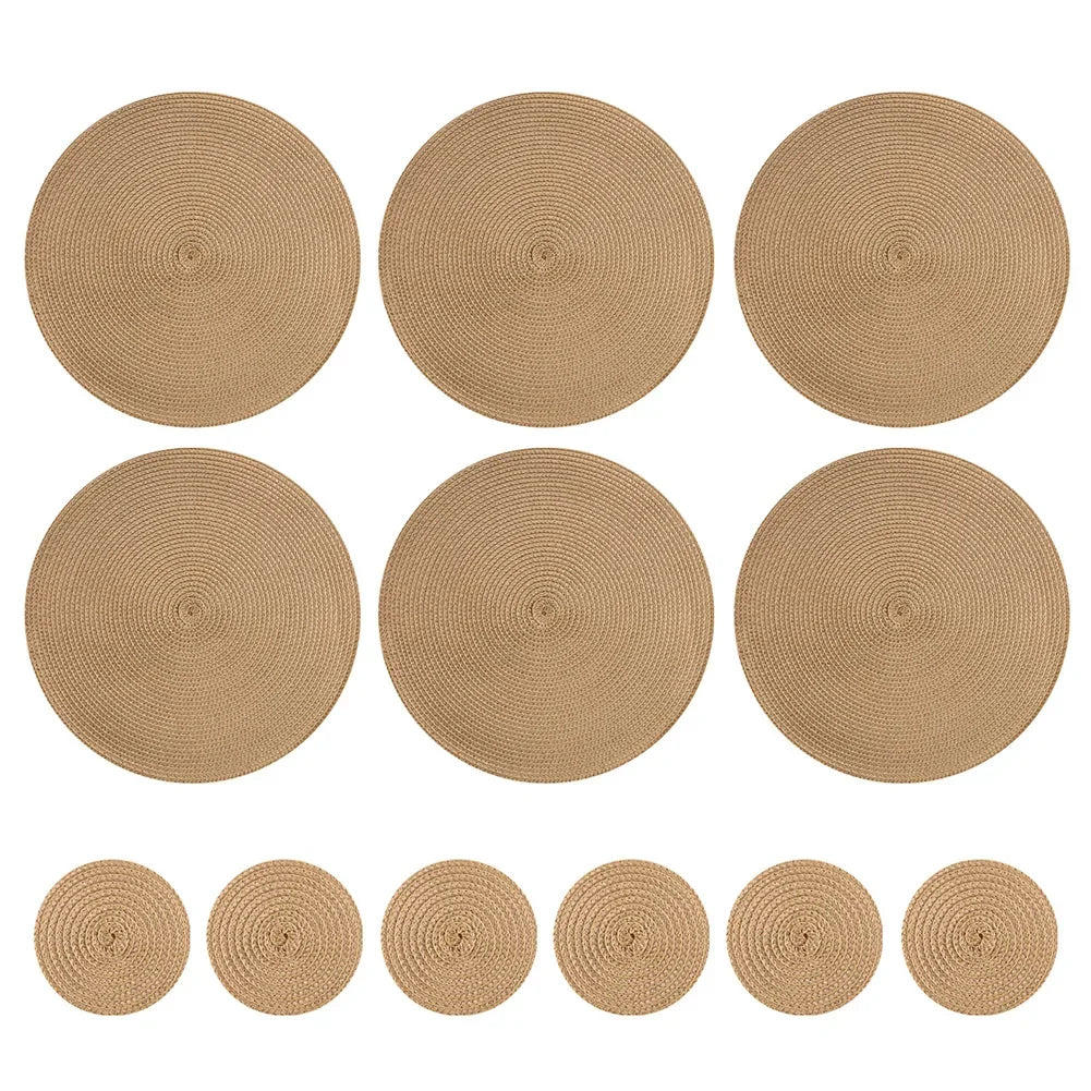 Dining Table 34cm Woven Heat Resistant Place Mats