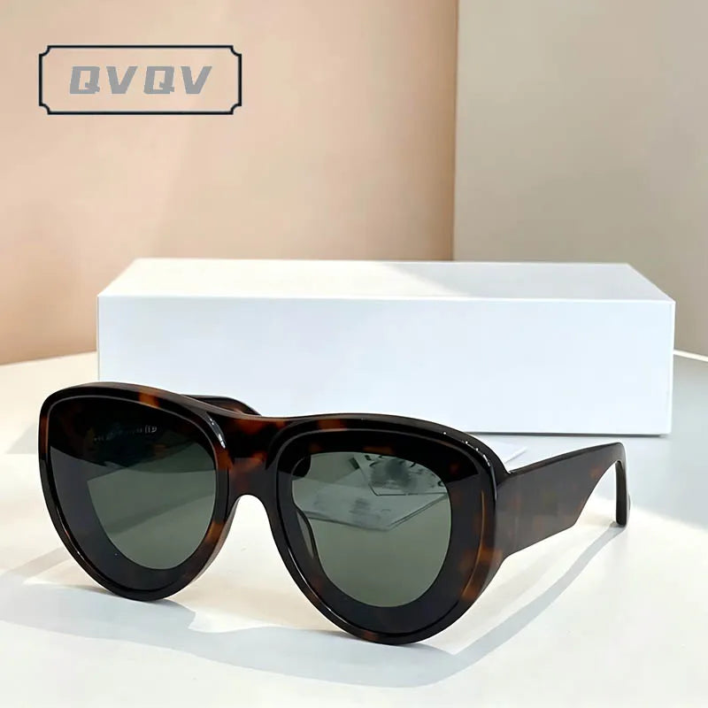 Thick Oversized Cat Eye Vintage Hip-hop Sunglasses