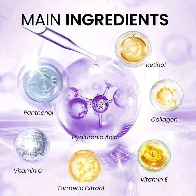 Crema facial hidratante con retinol y colágeno