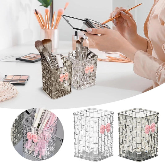 Clear Acrylic Makeup Brushes Storage Box