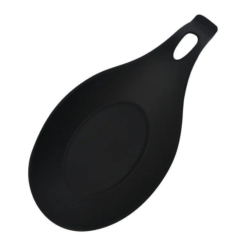 1Pc Silicone Spoon Shelf Heat Resistant