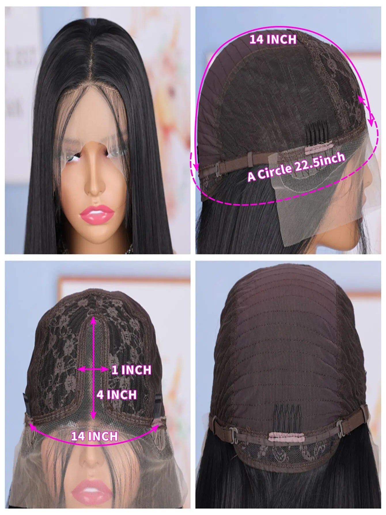 24 Inch Straight Lace Wigs