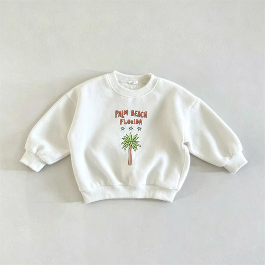 Cartoon Casual Loose Autumn Printed Toddler Printed Hoodie