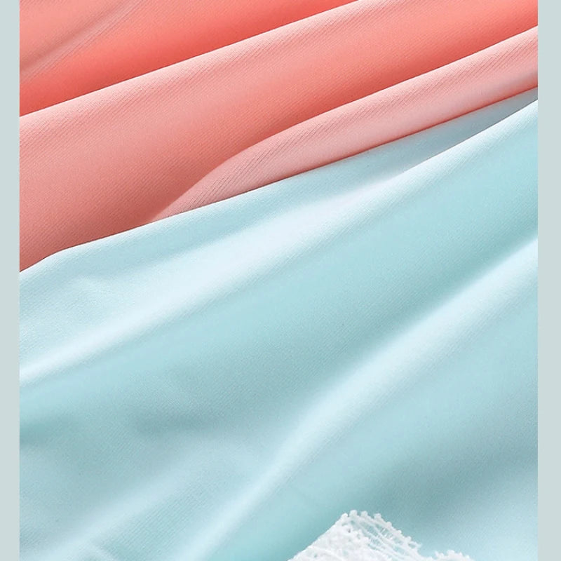 Japanese Style Soft Ice Silk Cute Lovely Sweety Lace Cotton Princess Cosplay Underwear