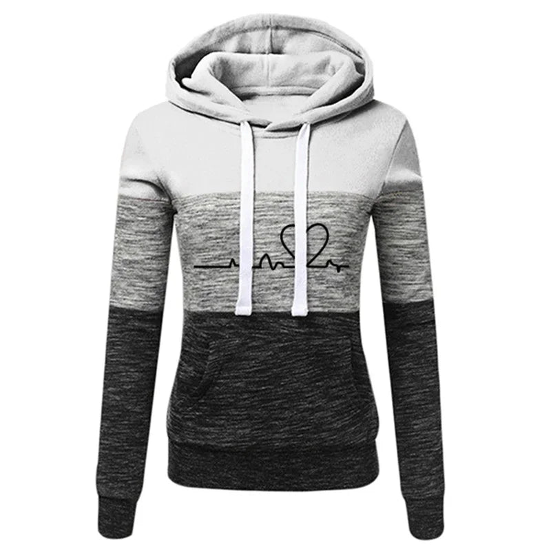 Tracksuit Printing Hooded Sweatshirt Sweatpant Casual Jogging Pullovers S-3XL