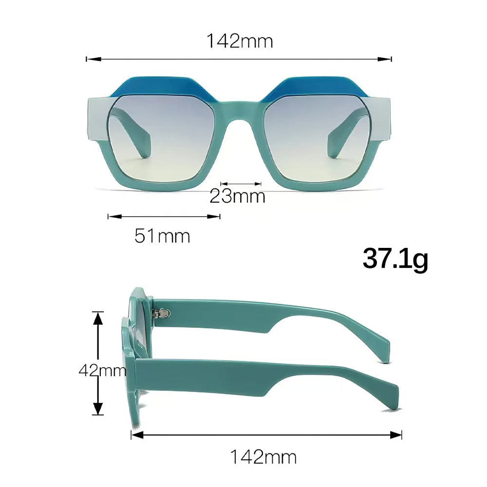 Vintage Cat Eyt V Shape Sunglasses