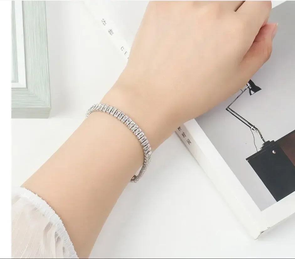 DANA 925 Sterling Zircon Crystal Bracelet