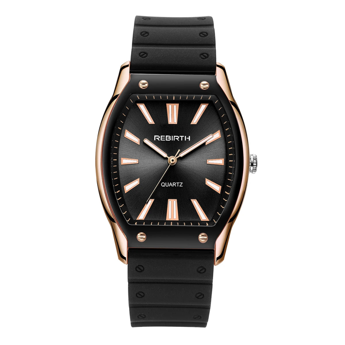 Casual Silicone Strap Quartz Watch