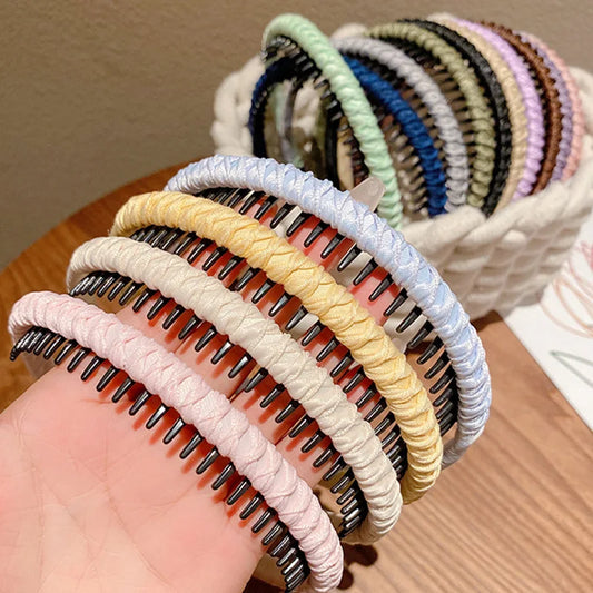 Cute Candy Colors Wrap Cloth Teeth Hairbands Accessories
