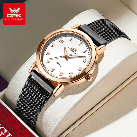 Original Quartz Stainless Steel Mesh Strap Waterproof Watch