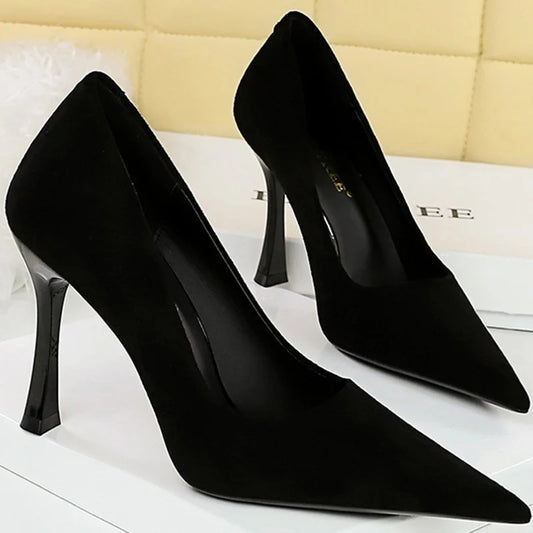 Elegant 10cm 7cm High Heels Shoes