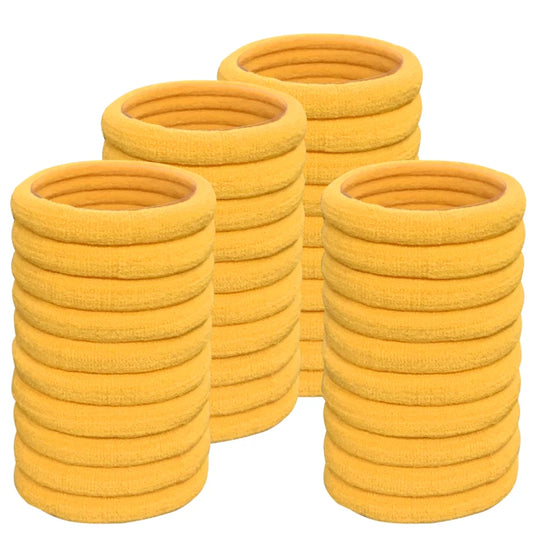 50PCS/Set Cotton Elastic Hair Ties