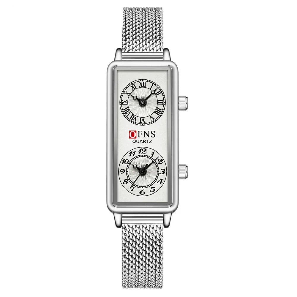 Elegantes relojes de cuarzo de cuero