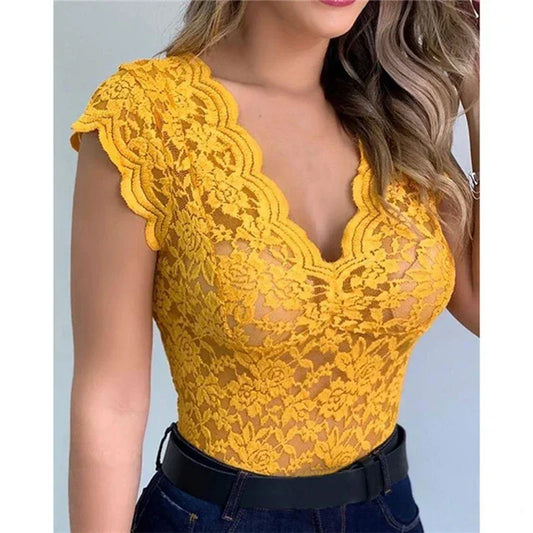 Sexy Lace Crochet Cardigan Top Shirt
