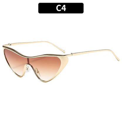 Vintage Cat Eye Luxury Y2K Punk One-Piece Sun Glasses