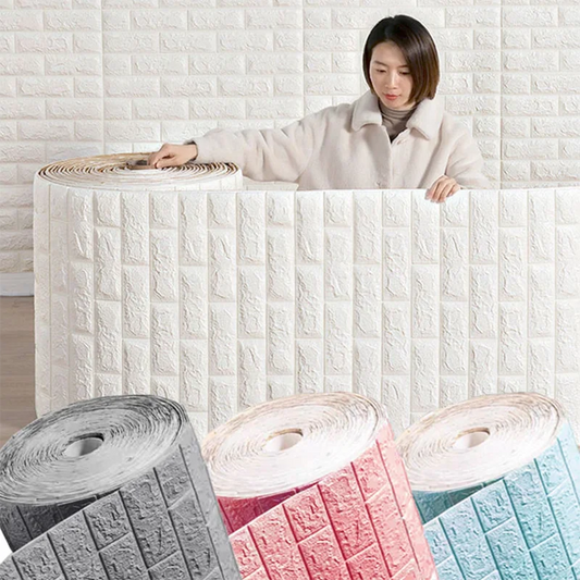 70cm*1m  3D Brick Pattern Wallpaper DIY Waterproof