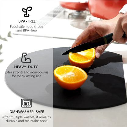 Thick silicone kitchen cutting board pad