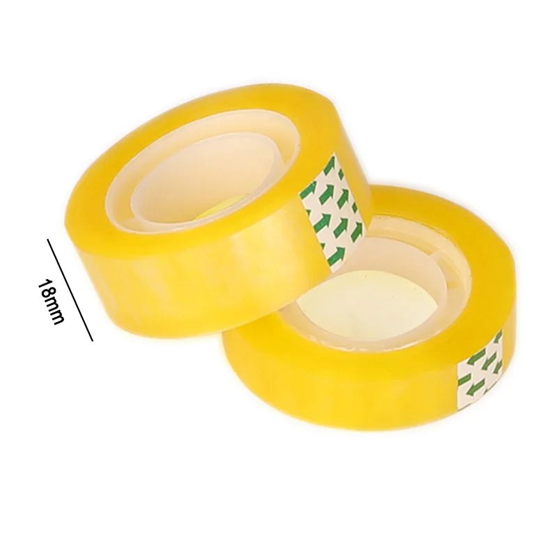 18mm*20m/Toll Transparent Adhesive Tape Pack Tools Stationery