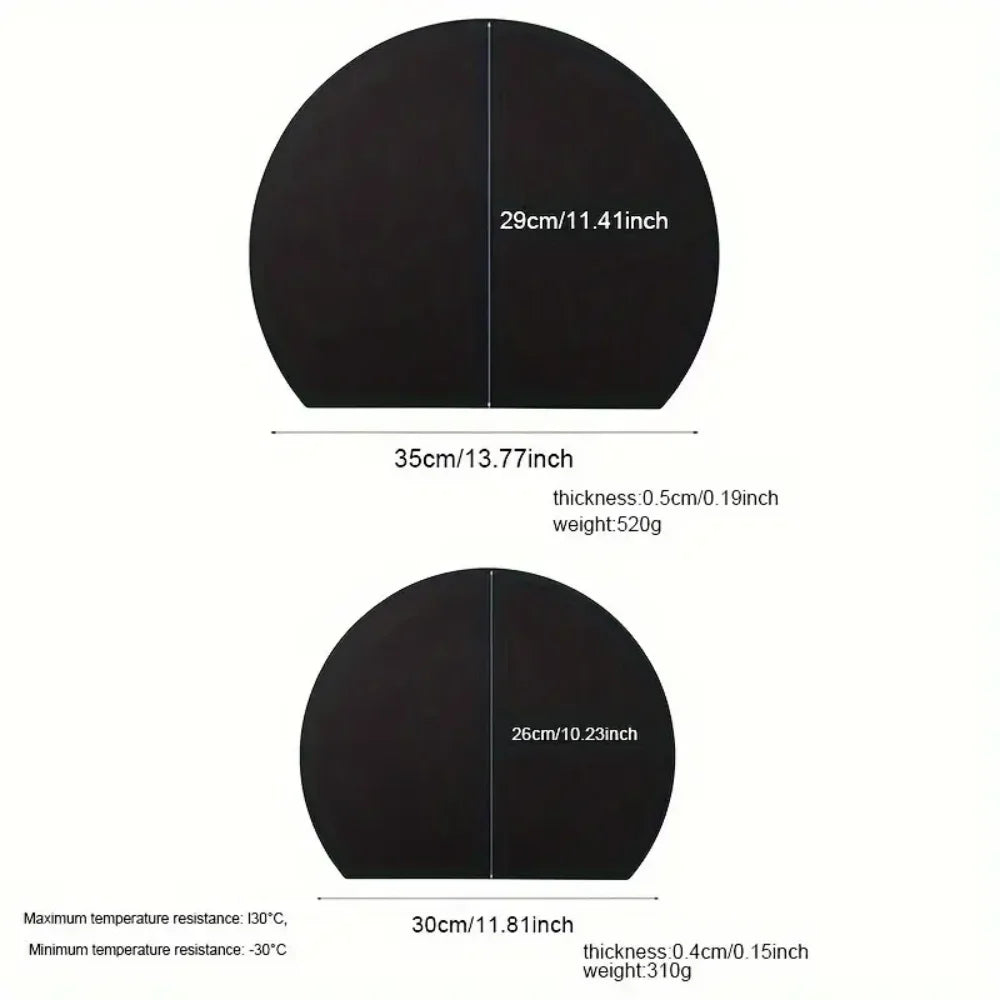 Thick silicone kitchen cutting board pad