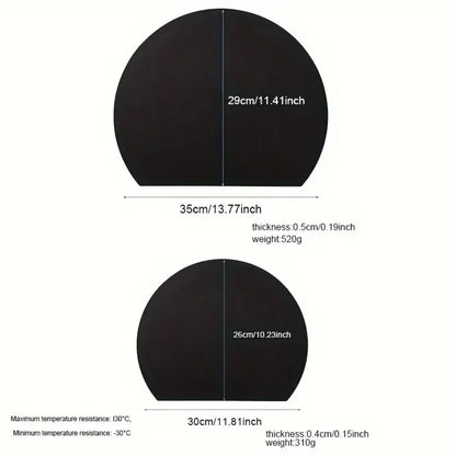 Thick silicone kitchen cutting board pad