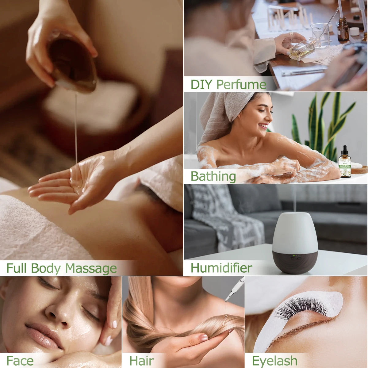 Gardenia Essential Oil, a Pure Floral Scent Suitable for Body Massage and Hair Care