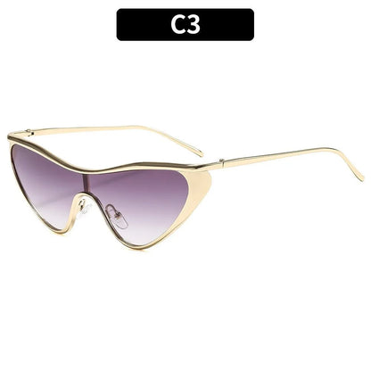 Vintage Cat Eye Luxury Y2K Punk One-Piece Sun Glasses