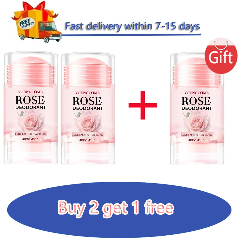 Pink Rose Essentials Deodorant Stick