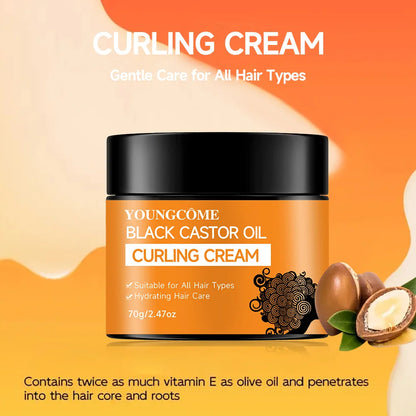 Black Castor Oil Curl Defining Cream