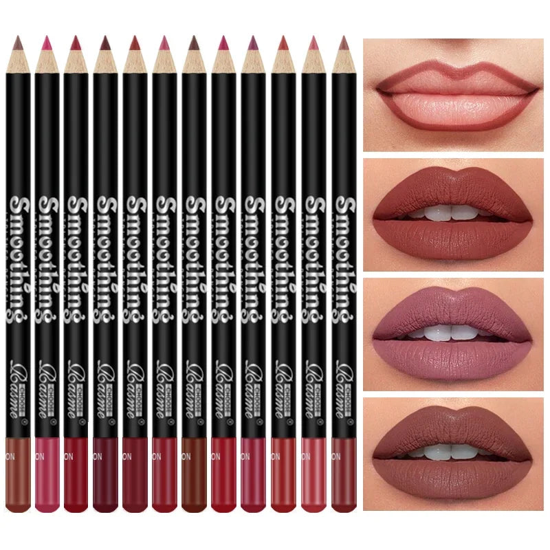 12 pcs Long-Lasting Lipstick Set