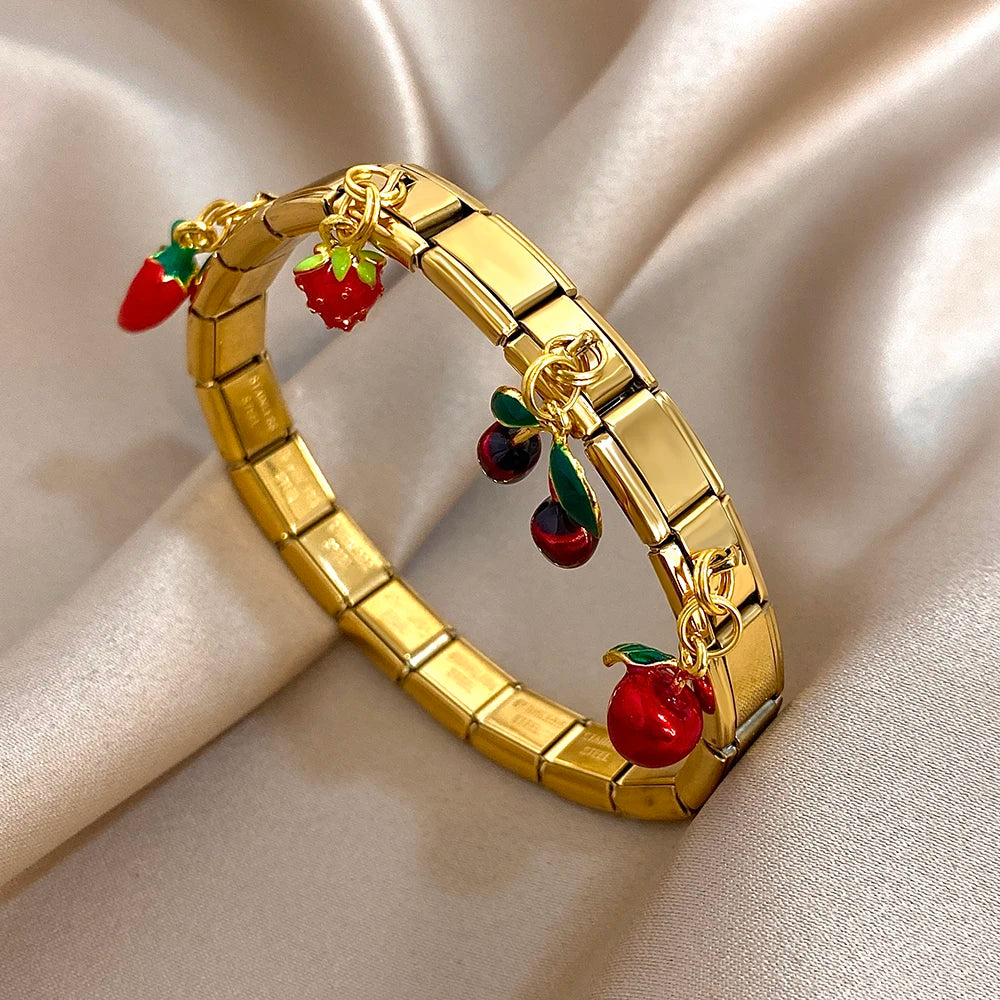 DANA Geometric Square Stainless Steel Bracelets