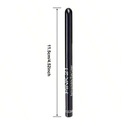 3pcs Waterproof Black Eyeliner Pencils Makeup